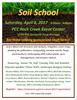 Soil School flyer